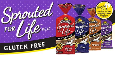 Gluten free vegan bread brands & products for special diet. Vegan and Gluten Free Bread Sprouting with Nutrition ...