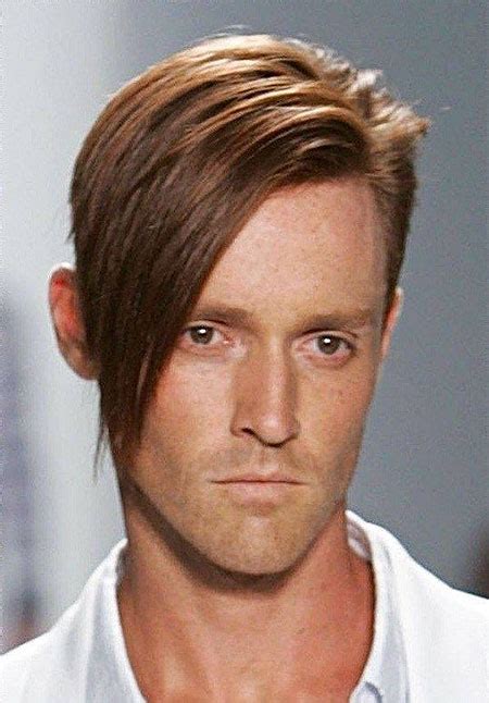 If your hair isn't exceptionally short, use your comb to part style long hair for guys. 18 Mens Hairstyles for Straight Hair | The Best Mens ...