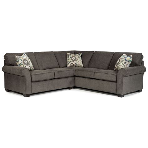 Broyhill Furniture Ethan Two Piece Sectional With Corner Sofa Ahfa