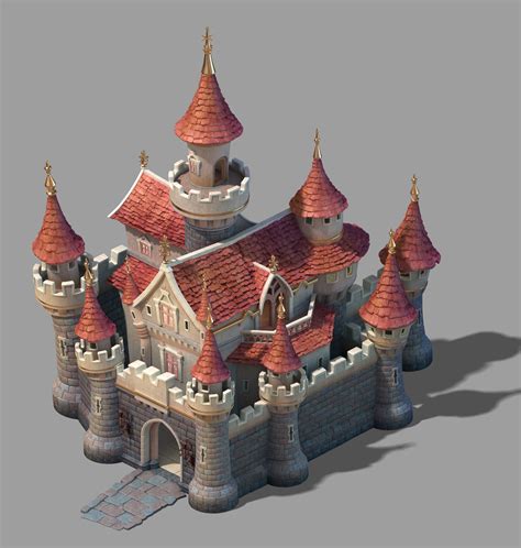 Game Snow White - Castle 03 3D model | CGTrader