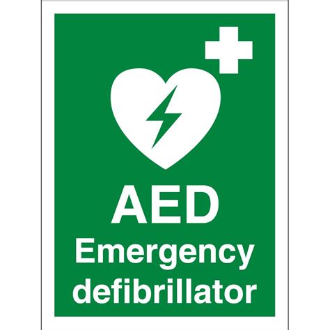 Aed Emergency Defibrillator Signs From Key Signs Uk
