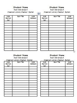 Maybe you would like to learn more about one of these? Library Checkout Cards template by Patty Chirumbolo | TpT