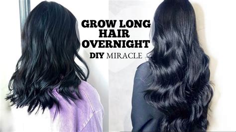 Hair Growth Secret How To Grow Longer Thicker Hair Overnight Diy