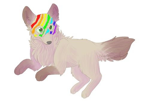 A Silly Rainbow Fox By Cascadingserenity On Deviantart