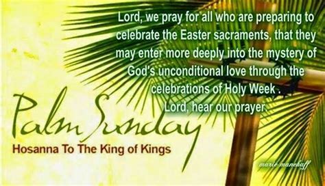 Palm Sunday Lord We Pray Palm Sunday Holy Week Palm Sunday Quotes
