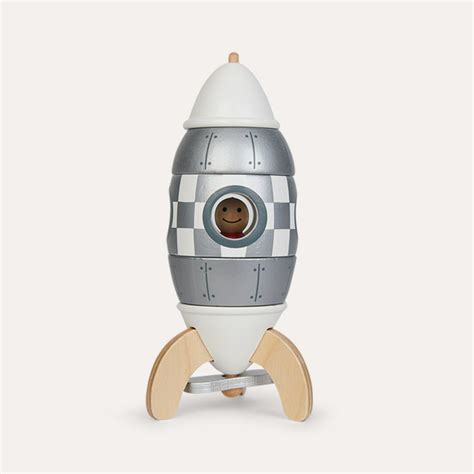 Buy The Janod Silver Magnetic Rocket At Kidly Uk