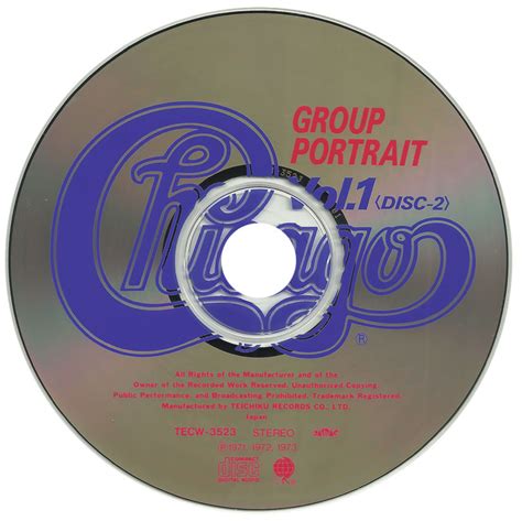 Chicago Group Portrait Vol1 And 2 1991 Teichiku Records Tecw 3522
