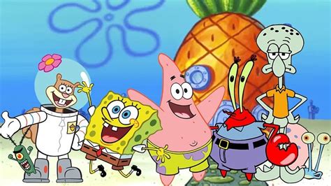 Spongebob Squarepants Spongeguard On Duty 2004 Backdrops — The
