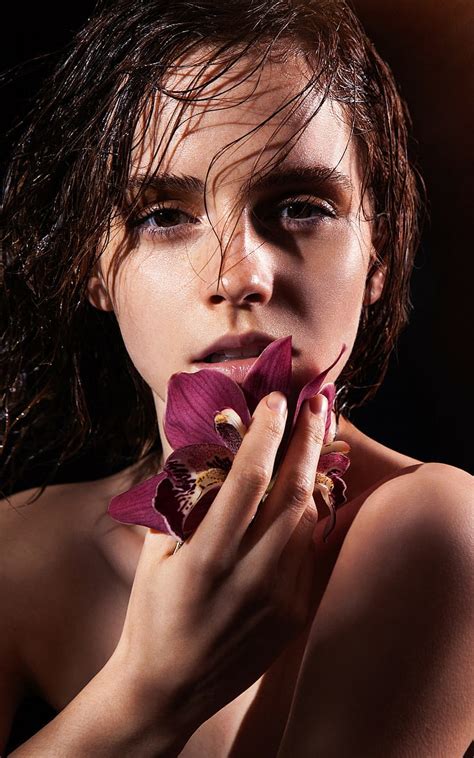 Mujeres actriz Emma Watson exhibición de retratos celebridad Fondo