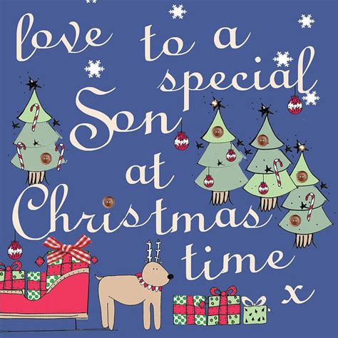 Regular price £1.40 — sold out. special son christmas card by laura sherratt designs ...
