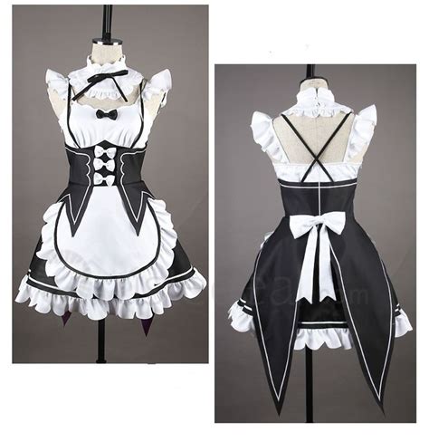 re zero kara hajimeru isekai seikatsu twins rem ram maid cosplay costumes maid cosplay maid