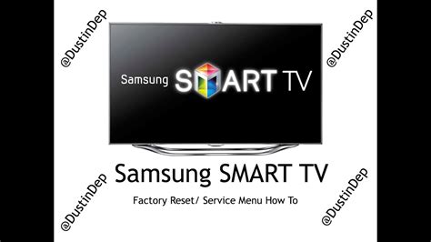 Hard reset samsung smart tv. Samsung Smart TV Service Menu / Factory Reset How To LED 8 ...