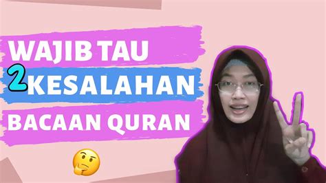 Ramadhan promotion at the end of this month. Wajib Tahu - Kesalahan Dalam Bacaan Al Quran - YouTube