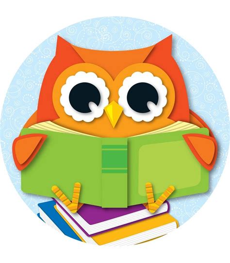 Reading Owl Two Sided Decoration Carson Dellosa Publishing Owl