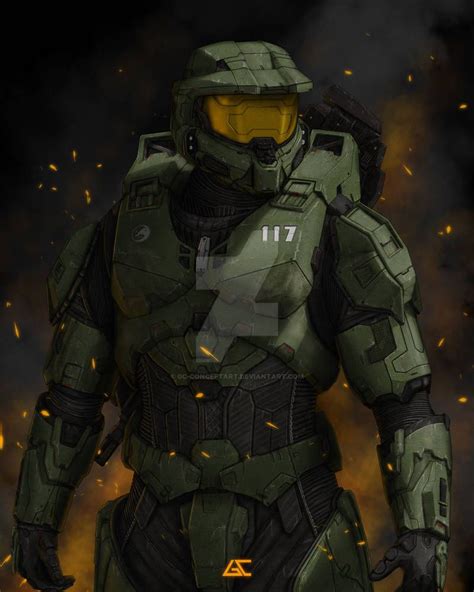 Halo Master Chief By Gc Conceptart On Deviantart Halo Game Halo 3