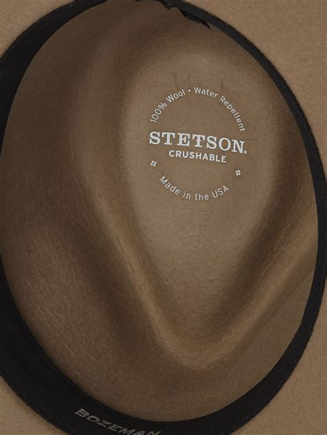Stetson Twboze 8130mu Bozeman Outdoor Crushable Felt Hat Mushroom Jc