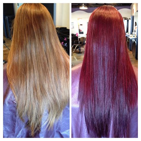 Keune Color Amazing Going From Copper To Red Violet