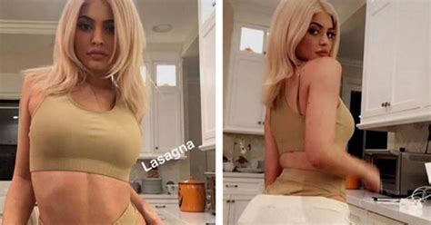 What A Dish Kylie Jenner Strips Down To Underwear To Make Lasagne