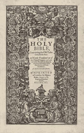 King James Bible National Library Of Scotland