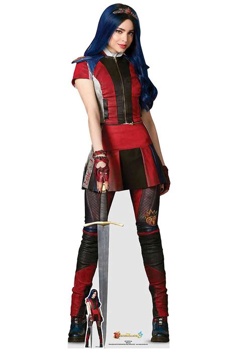 Evie From Descendants 3 Official Lifesize Cardboard Cutout Standee Fruugo Ae