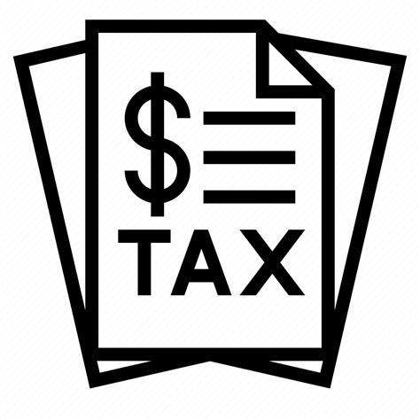 Tax Tax Document Tax File Tax Listing Tax Paper Icon Download On