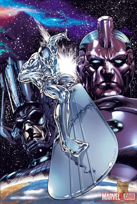 Silver Surfer Galactus And The High Evolutionary The Surfer Soars