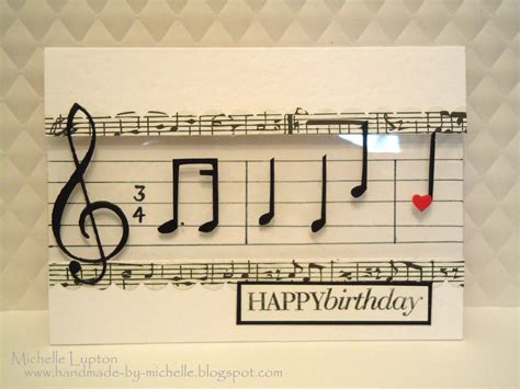 Handmade By Michelle Musical Happy Birthday