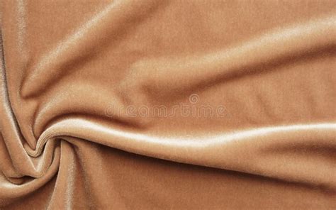Velvet Texture Beige Color Background Expensive Luxury Fabric