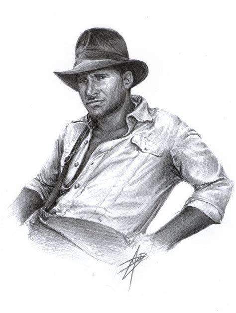 Indiana Jones Sketch By D17rulez Indiana Jones Celebrity Art