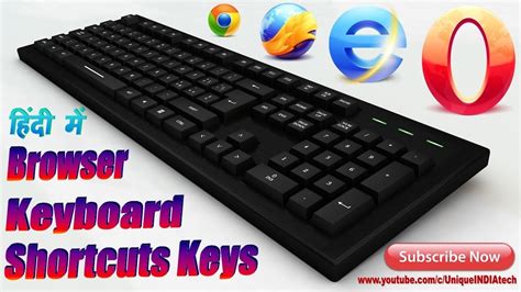 Each lowercase and uppercase letter with an umlaut has two shortcut codes. Browser Keyboard Shortcuts Keys | Hindi | Unique INDIA ...