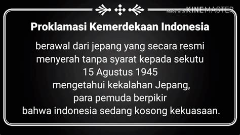Includes images of original primary source documents, lesson plans, teacher and student competitions, and educational resources. Proklamasi Kemerdekaan Indonesia - YouTube