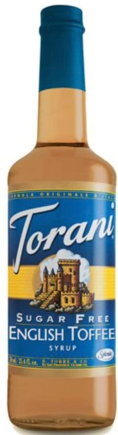 Torani English Toffee Syrup Sugar Free 254 Fl Oz Pack Of 1 Swiftsly