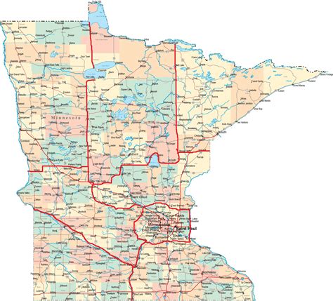 32 Minnesota Zip Codes Map Maps Database Source