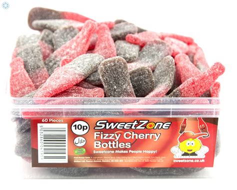 Halal Foods Halal Sweets P Fizzy Cherry Bottles Pieces In Tub