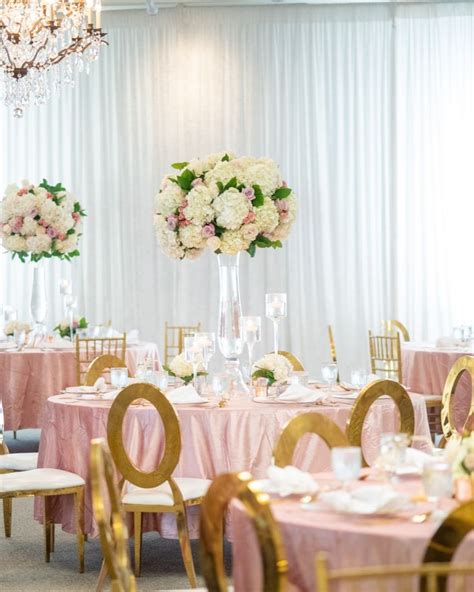 Pink And Blush Wedding Reception A Pastel Hued Wedding With Tropical