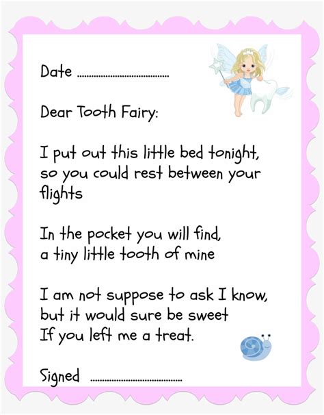 Tooth Fairy Letter Transparent Png 2693x3320 Free Download On Nicepng