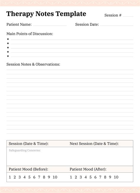 Observation Notes Template