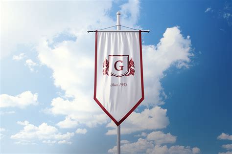 10 Realistic Vertical Flags Mock Up Outdoor Edition On Behance
