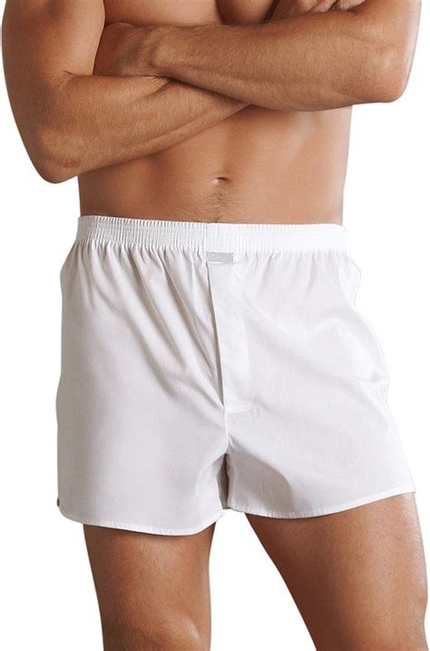 Pack Of Men S White Boxer Shorts Pants Polly Cotton Underwear Trunks