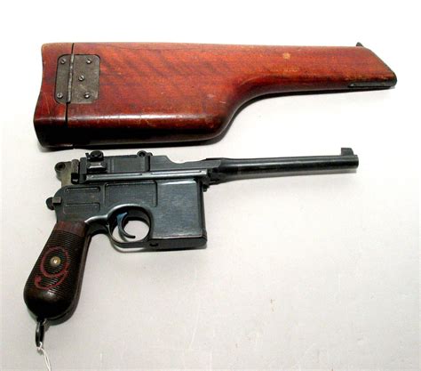 A Mauser Model 1896 9mm Parabellum Military Contract Self Loading