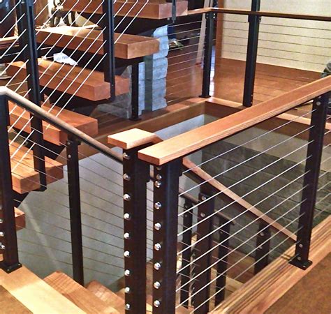 Building A Stair Handrail With Wood And Metal Buy A Handrail From