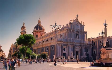 Catania Sicily Catania Cathedral Explore Italy