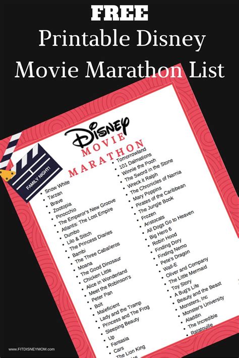 If you check off more than 35, you're practically a disney princess. FREE Disney Movie Bucket List for family movie night. PLUS ...