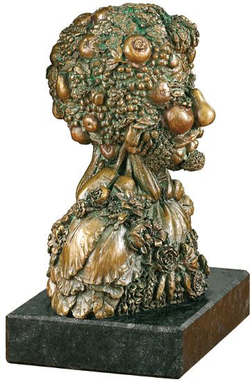 Buy Bust Vertumnus Bonded Bronze By Giuseppe Arcimboldo Ars Mundi