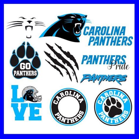 Instant Download Carolina Panthers Svgpanthers Footballpanthers