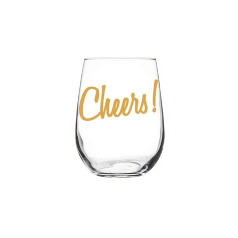 Cheers Stemless Wine Glass Vital Industries