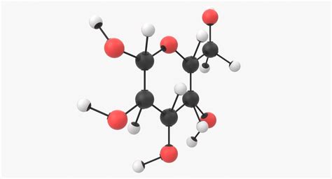 3D Model Glucose Molecule TurboSquid 1420647