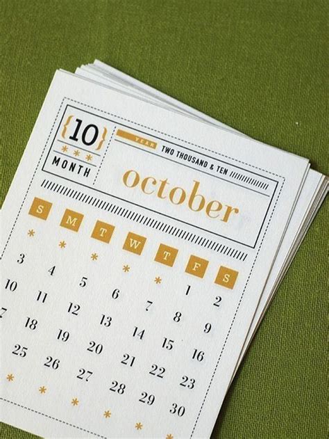 55 Creative And Unique Calendar Designs Calendar Design Inspiration