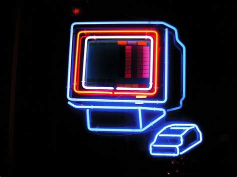 Neon Computer Neon Signs Neon Computer Logo