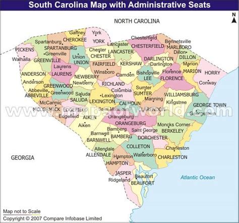 South Carolina Map With Cities And Counties Living Room Design 2020